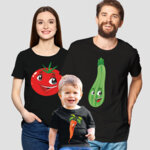 Комплект тениски – семейството заленчуци