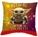 Възглавничка Baby Yoda - tell me I'm pretty