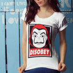 Тениска - La Casa De Papel - Disobey