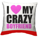 Комплект възглавнички за влюбени - Crazy boyfriend/girlfriend
