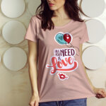 Дамска тениска - All you need is love