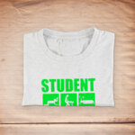Тениска с щампа - Student