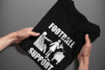 Тениска с щампа - Football support