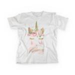 Тениски за рожден ден - Unicorn Gold