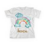 Тениски за рожден ден - Unicorn rainbow