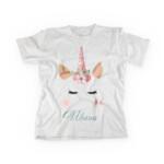 Тениска за рожден ден - Unicorn pink