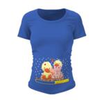 Тениска с дизайна за бременни - Зарежда се момиченце