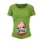 Тениска с дизайна за бременни - Kinder момиче
