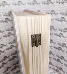 Дървена кутия - Книга 25 х 18,5 см