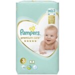 Pampers Premium Care VP S3 Мidi пелени за бебета 6-10 кг x60 бр