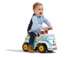 F702 Детски камион без педали, отваряща се седалка и волан с клаксон – миниван