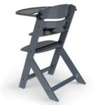 Столче за хранене KinderKraft ENOCK, Дървено/сиви крака-Copy