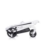 Бебешка количка Електра 3в1 бяла рама + сребро колекция 2021