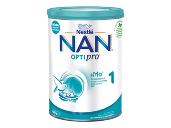 Nestlé NAN OPTIPRO 1, от новородено до 6 месеца Метална кутия 800 g-Copy