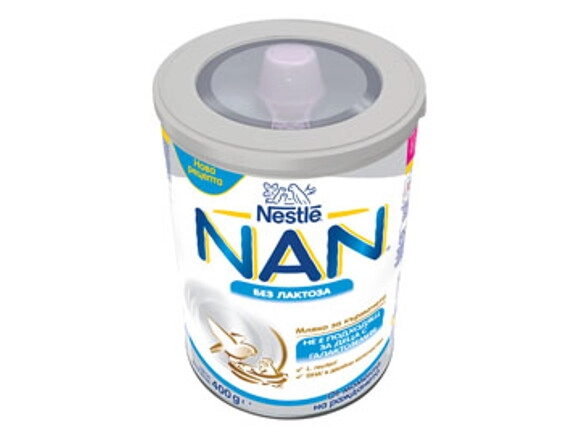 Nestlе NAN Мляко на прах без лактоза от раждането 400 g