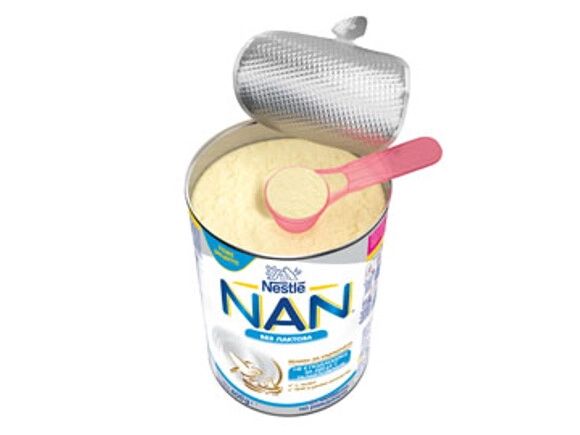 Nestlе NAN Мляко на прах без лактоза от раждането 400 g