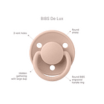 БИБЕРОН BIBS DE LUX, BABY PINK, КАУЧКУК, 6-18 МЕСЕЦА