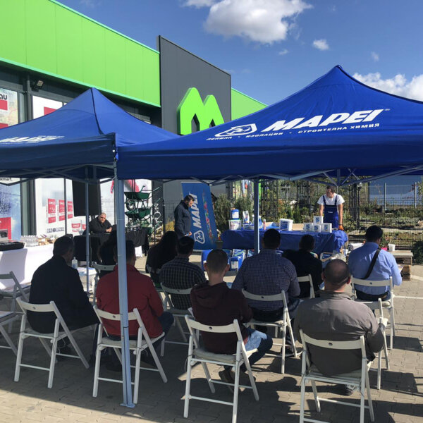 Продуктови презентации в maxxmart. с Mapei