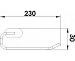 Горелка със спусък Ø40mm L30cm RD-GHT01