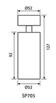 Шкурка руло бяла P100