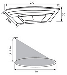 Бъркалка ел. 1400W 140mm RTR MAX