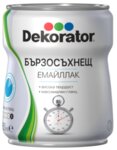 Бързосъхнещ емайллак за дърво и метал 0.750л Dekorator