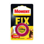 Двойнолепяща монтажна лента FIX 120кг / 1.5м / 19мм Moment