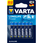 Батерии VARTA Longlife LR 03 AAA 4 + 2 бр.