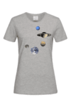 Дамска Тениска Планети