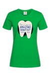 Дамска тениска "Зъболекар"
