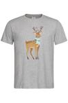 Мъжка тениска "Коледно еленче"