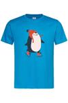 Мъжка тениска "Пингвинче на кънки"