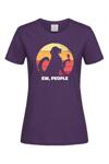 Дамска тениска "Ew, people - dog"