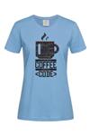 Дамска тениска "Кафе за програмисти"