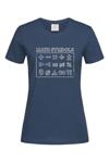 Дамска тениска "Math symbols"