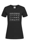 Дамска тениска "Math symbols"
