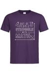 Мъжка тениска "Math struggle"