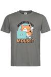 Мъжка тениска "Къде е мишката"