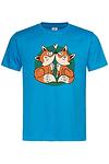 Мъжка тениска "Две лисички"