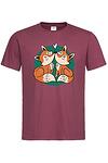 Мъжка тениска "Две лисички"