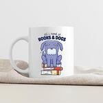 Чаша "Books & dogs"