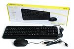 Комплект клавиатура и мишка DELUX KA190U+M320BU БДС кирилизирана