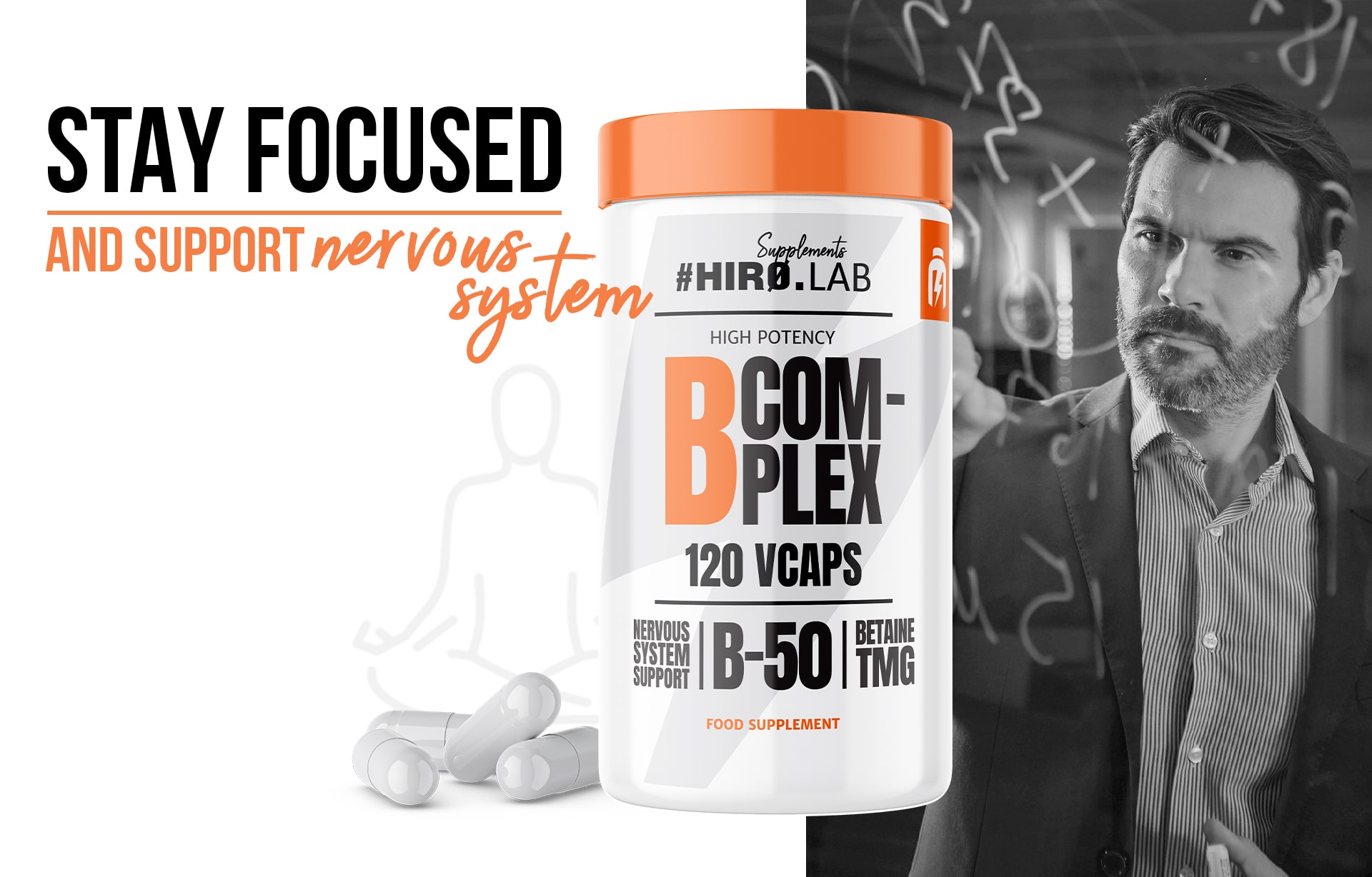 B Complex HIRO.LAB 120 капсули