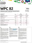 Суроватъчен Протеин Premium WPC 82 KFD 3000 грама 100 дози