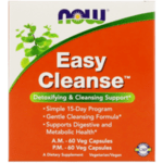 За Здрава Храносмилателна Система и Черен Дроб Easy Cleanse Kit AM/PM Now Foods 2 x 60 капсули