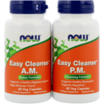 За Здрава Храносмилателна Система и Черен Дроб Easy Cleanse Kit AM/PM Now Foods 2 x 60 капсули