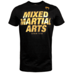 Тениска с Къс Ръкав MMA VT T-Shirt VENUM Black/Gold
