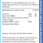 Витамин D3 + K2 Viridian 90 веган капсули