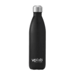 Метална Бутилка за Вода Metal Water Bottle Black VPlab 500ml