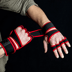 Отворени Ръкавици за Кросфит и Фитнес SZ Fighters Black/Red